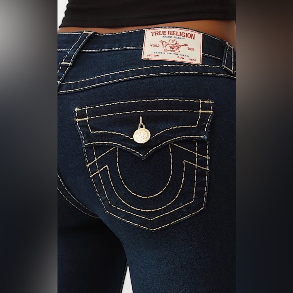 True Religion BECCA MID RISE BIG T BOOTCUT JEAN Size 29 - BRAND NEW WITH TAG - Picture 5 of 8